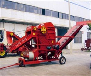 柴油機動力干濕兩用花生摘果機